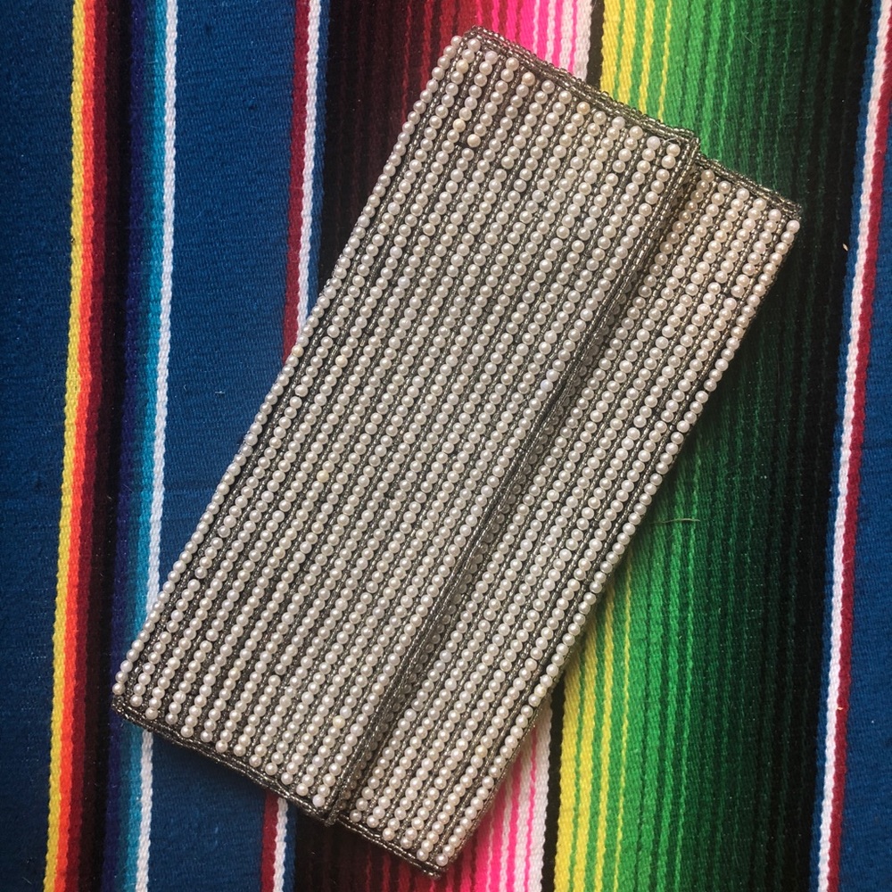 Pearl Studded Clutch